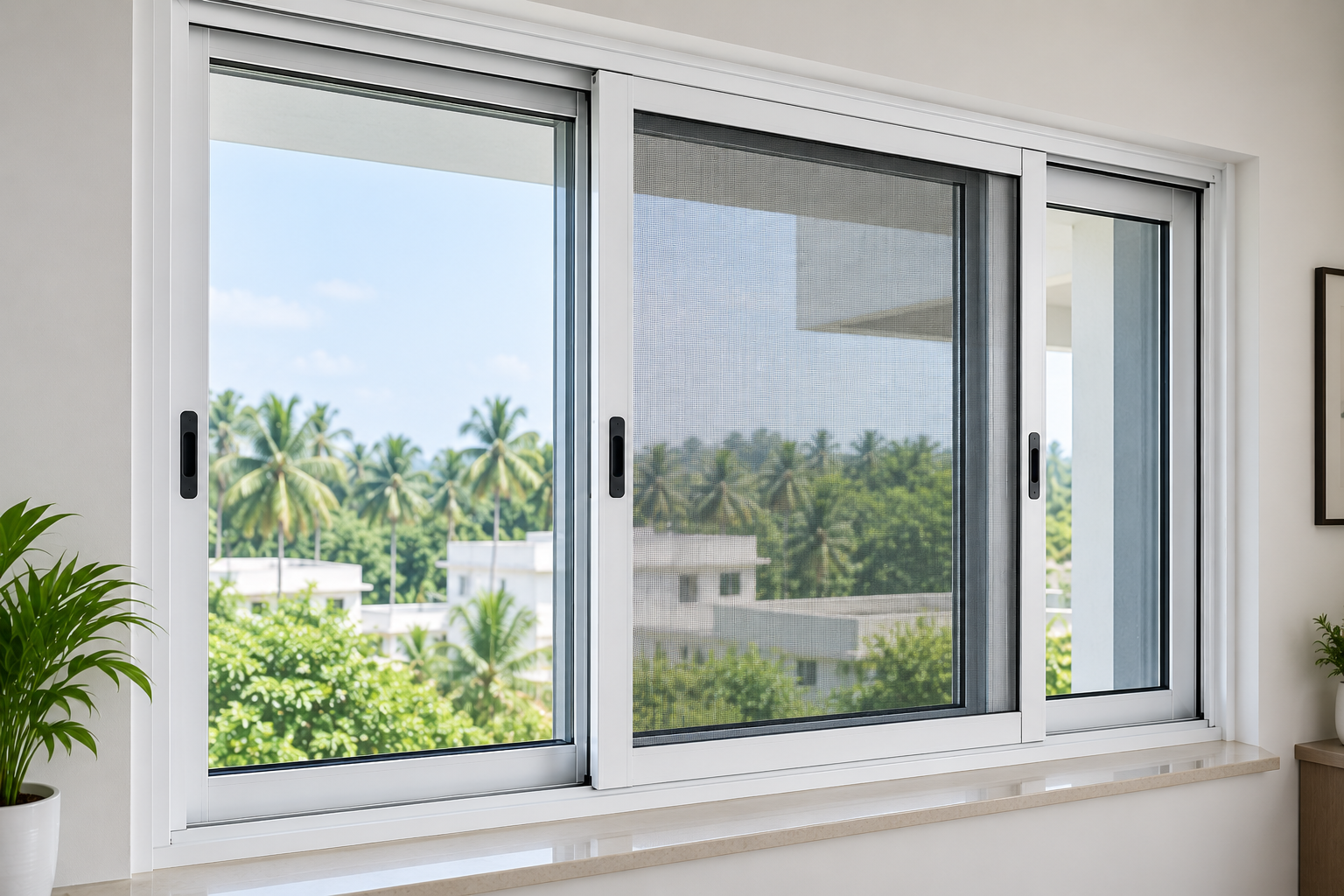 Sliding Window Mosquito Net